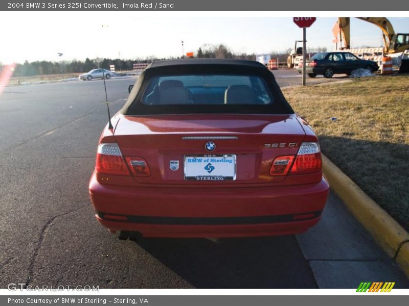 Imola Red / Sand 2004 BMW 3 Series 325i Convertible