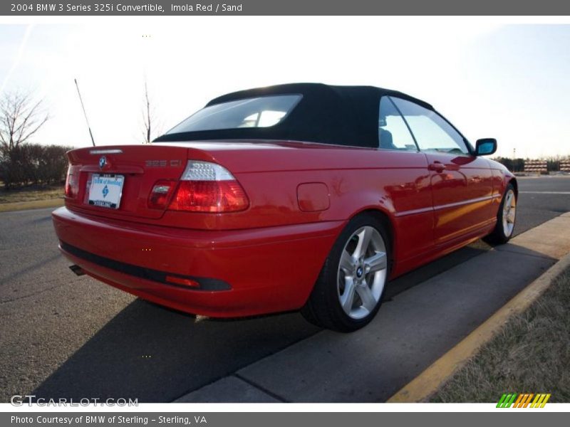 Imola Red / Sand 2004 BMW 3 Series 325i Convertible