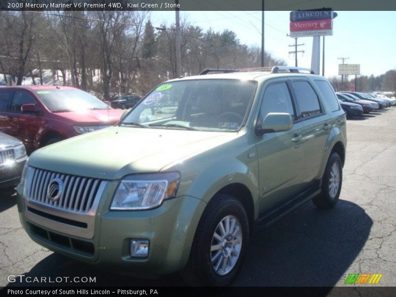 Kiwi Green / Stone 2008 Mercury Mariner V6 Premier 4WD