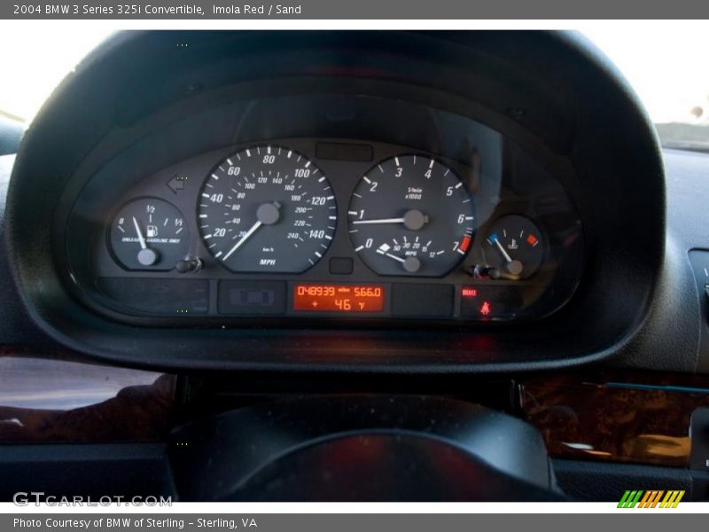 Imola Red / Sand 2004 BMW 3 Series 325i Convertible