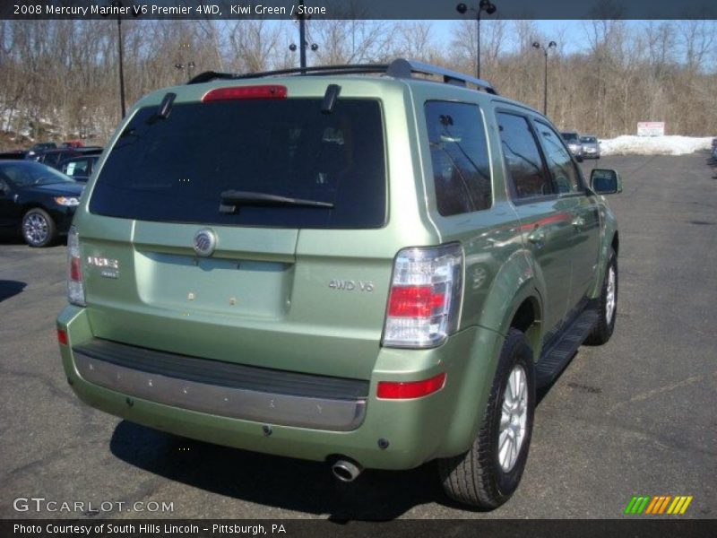 Kiwi Green / Stone 2008 Mercury Mariner V6 Premier 4WD
