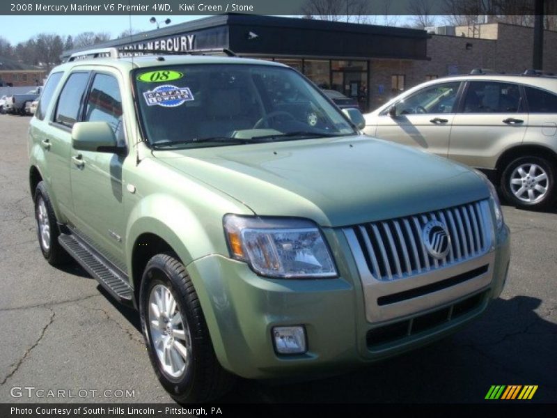 Kiwi Green / Stone 2008 Mercury Mariner V6 Premier 4WD