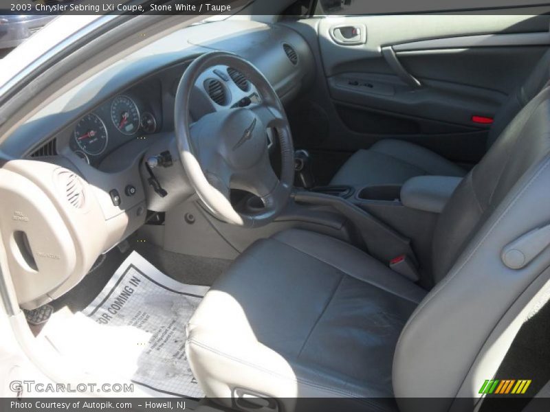 Stone White / Taupe 2003 Chrysler Sebring LXi Coupe