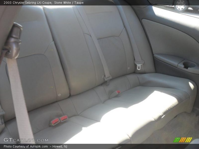 Stone White / Taupe 2003 Chrysler Sebring LXi Coupe