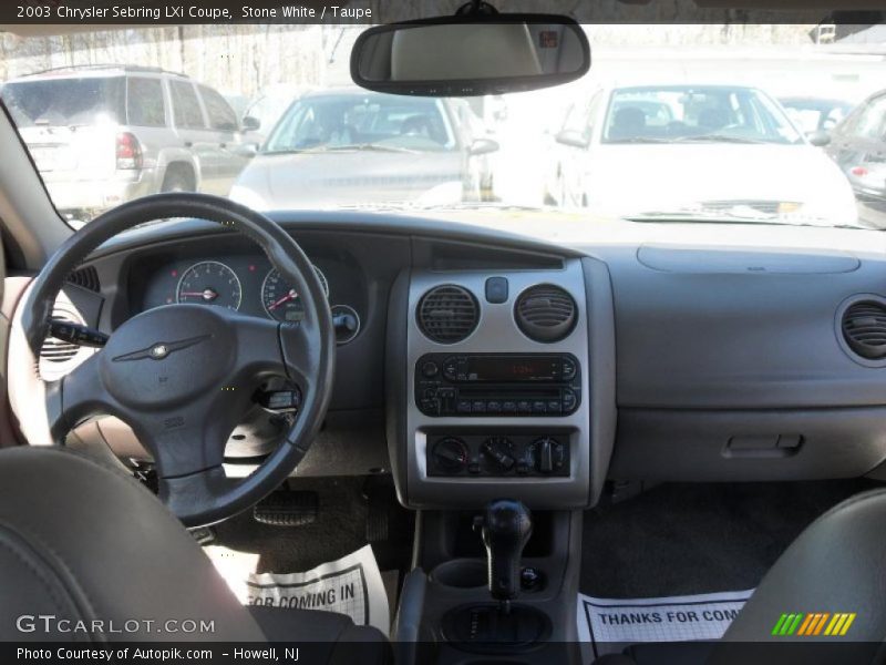 Stone White / Taupe 2003 Chrysler Sebring LXi Coupe
