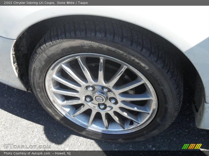 Stone White / Taupe 2003 Chrysler Sebring LXi Coupe