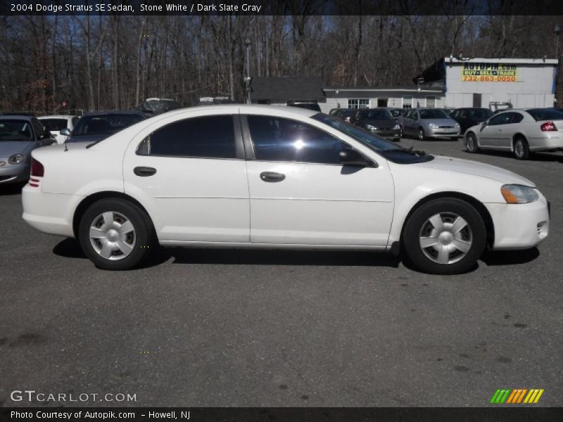 Stone White / Dark Slate Gray 2004 Dodge Stratus SE Sedan