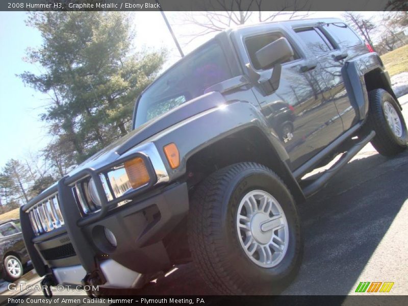 Graphite Metallic / Ebony Black 2008 Hummer H3