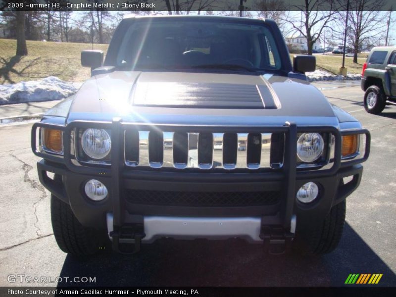 Graphite Metallic / Ebony Black 2008 Hummer H3