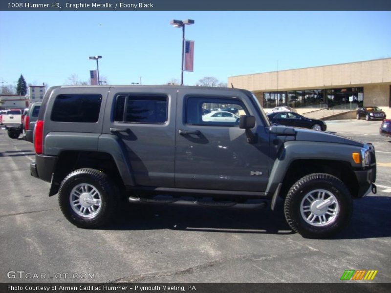 Graphite Metallic / Ebony Black 2008 Hummer H3