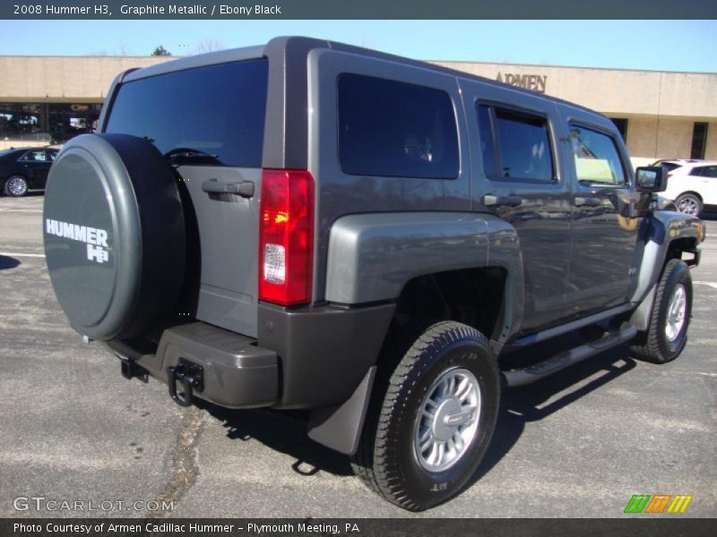 Graphite Metallic / Ebony Black 2008 Hummer H3