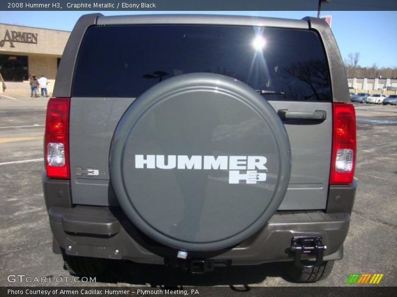 Graphite Metallic / Ebony Black 2008 Hummer H3