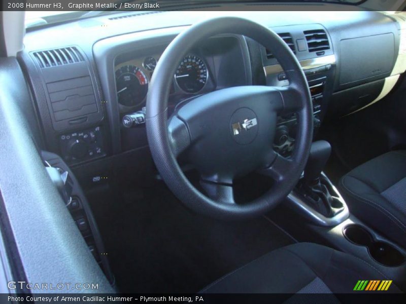 Graphite Metallic / Ebony Black 2008 Hummer H3