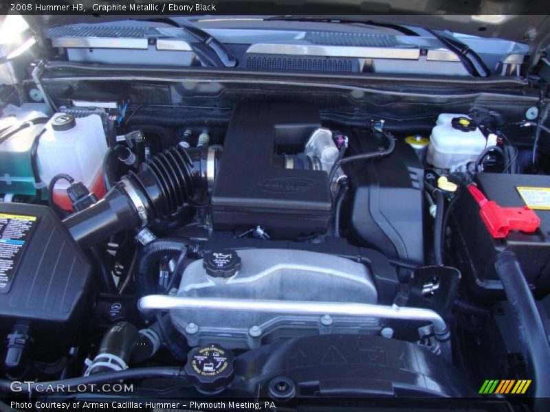 Graphite Metallic / Ebony Black 2008 Hummer H3