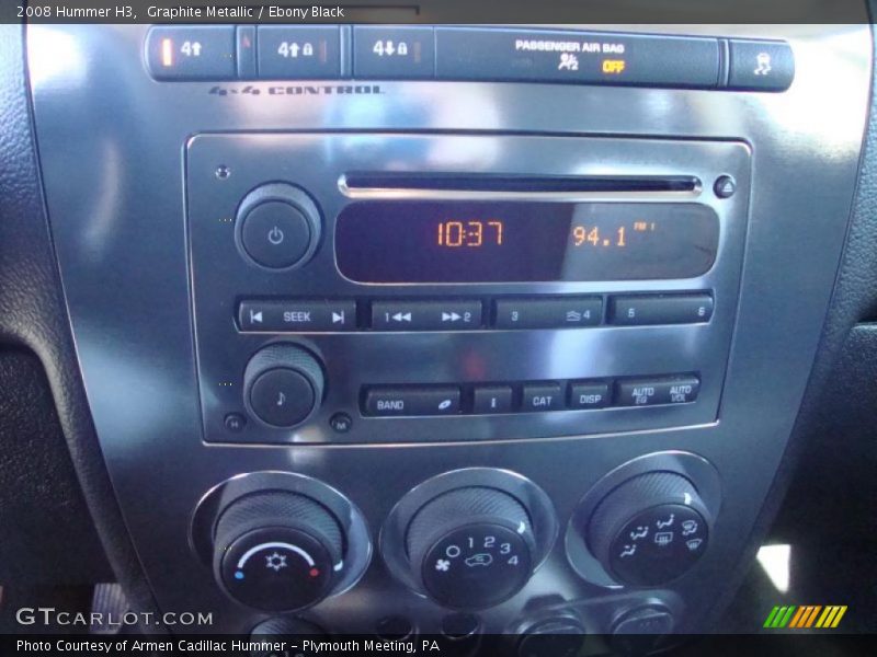Graphite Metallic / Ebony Black 2008 Hummer H3