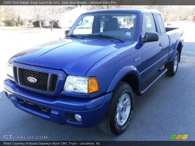 Sonic Blue Metallic / Medium Dark Flint 2005 Ford Ranger Edge SuperCab 4x4