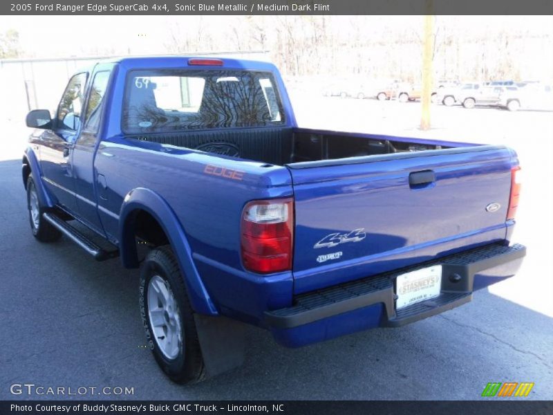 Sonic Blue Metallic / Medium Dark Flint 2005 Ford Ranger Edge SuperCab 4x4
