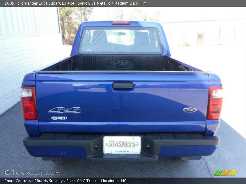Sonic Blue Metallic / Medium Dark Flint 2005 Ford Ranger Edge SuperCab 4x4