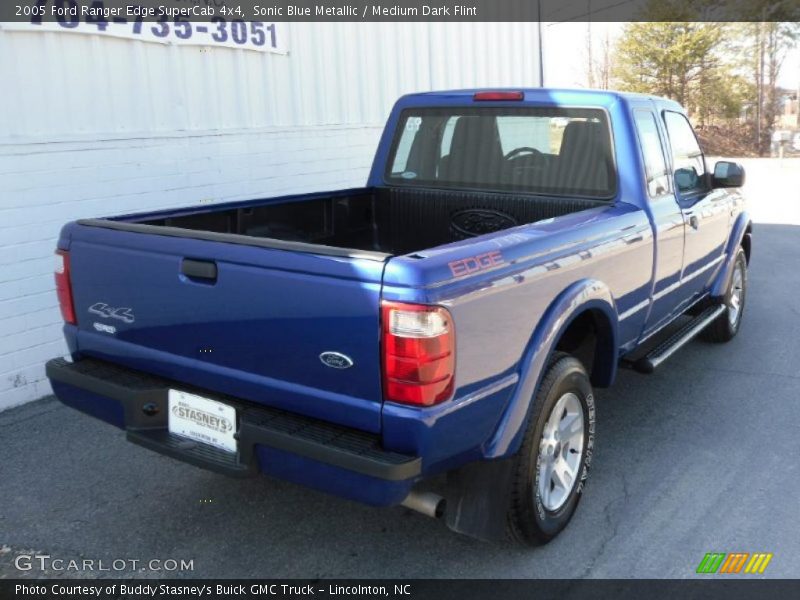 Sonic Blue Metallic / Medium Dark Flint 2005 Ford Ranger Edge SuperCab 4x4