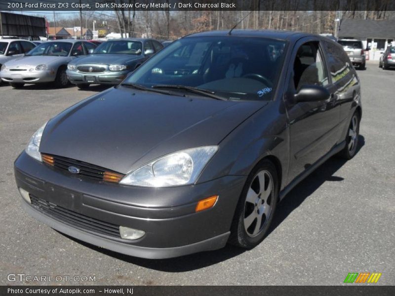 Dark Shadow Grey Metallic / Dark Charcoal Black 2001 Ford Focus ZX3 Coupe