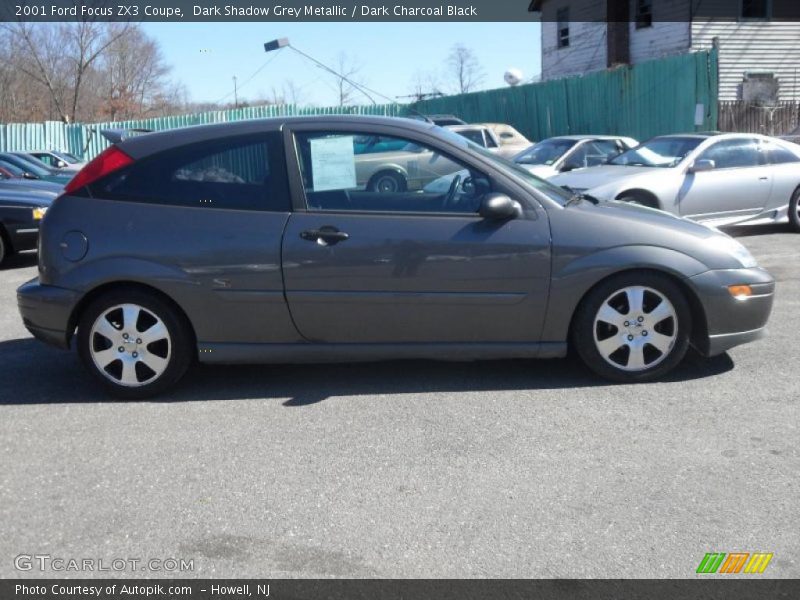 Dark Shadow Grey Metallic / Dark Charcoal Black 2001 Ford Focus ZX3 Coupe