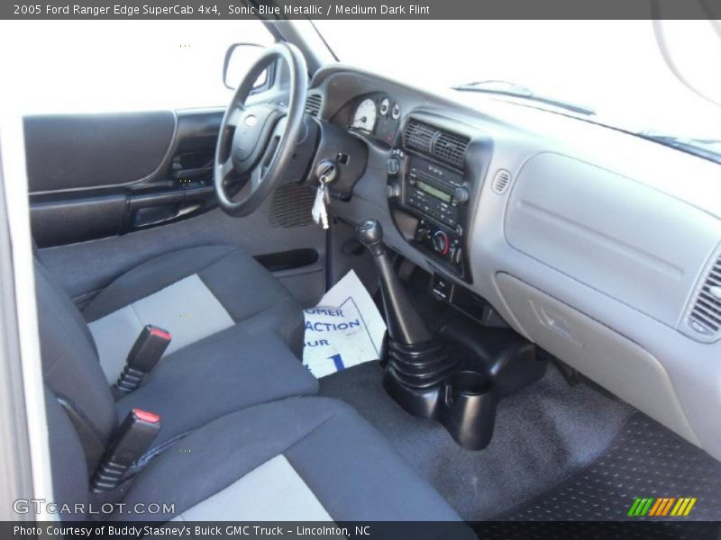 Sonic Blue Metallic / Medium Dark Flint 2005 Ford Ranger Edge SuperCab 4x4