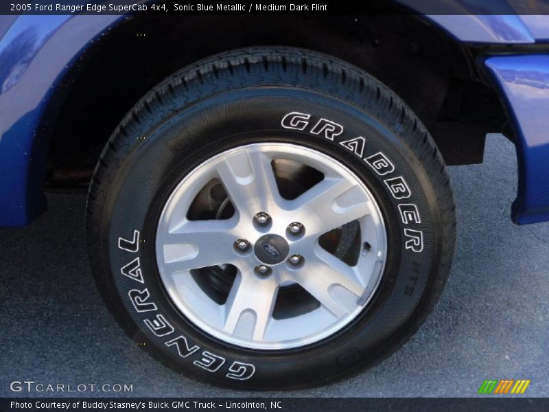 Sonic Blue Metallic / Medium Dark Flint 2005 Ford Ranger Edge SuperCab 4x4