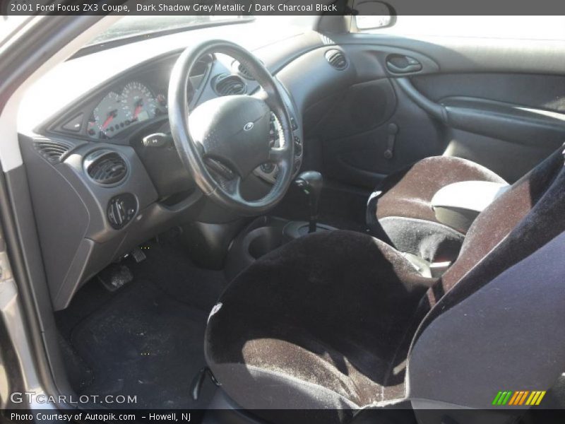 Dark Shadow Grey Metallic / Dark Charcoal Black 2001 Ford Focus ZX3 Coupe