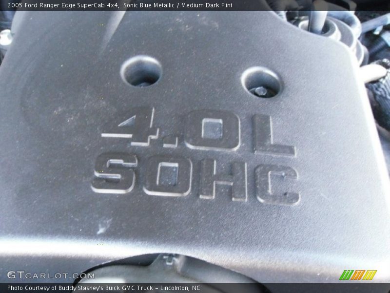 Sonic Blue Metallic / Medium Dark Flint 2005 Ford Ranger Edge SuperCab 4x4