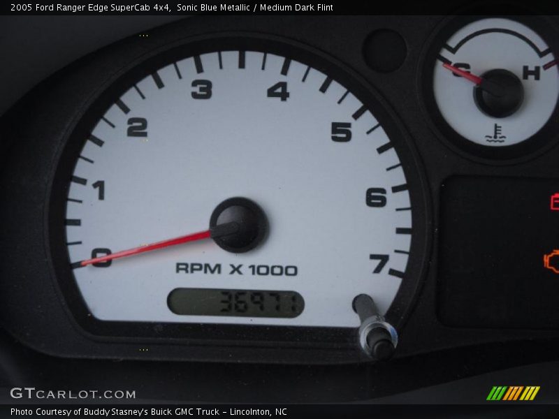 Sonic Blue Metallic / Medium Dark Flint 2005 Ford Ranger Edge SuperCab 4x4