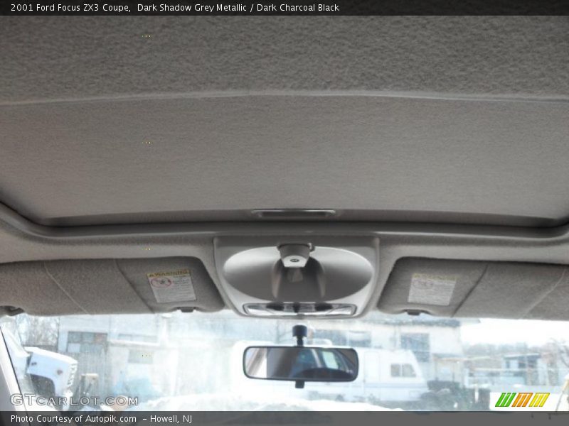 Dark Shadow Grey Metallic / Dark Charcoal Black 2001 Ford Focus ZX3 Coupe