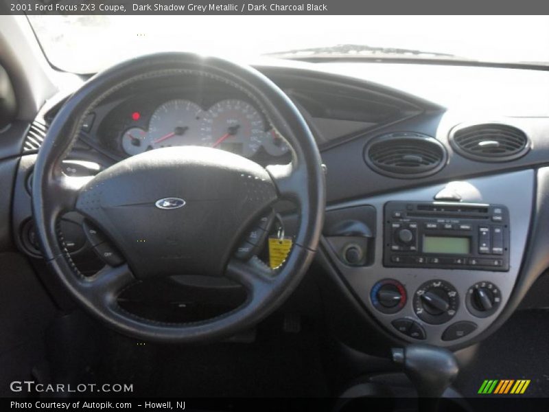 Dark Shadow Grey Metallic / Dark Charcoal Black 2001 Ford Focus ZX3 Coupe