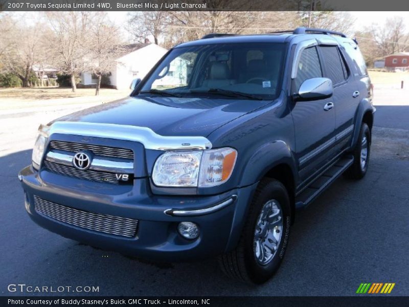 Bluesteel Mica / Light Charcoal 2007 Toyota Sequoia Limited 4WD