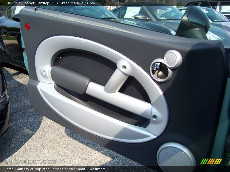 Silk Green Metallic / Grey 2003 Mini Cooper Hardtop