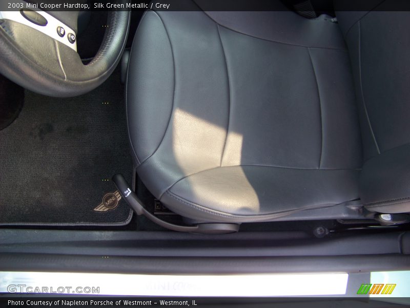 Silk Green Metallic / Grey 2003 Mini Cooper Hardtop