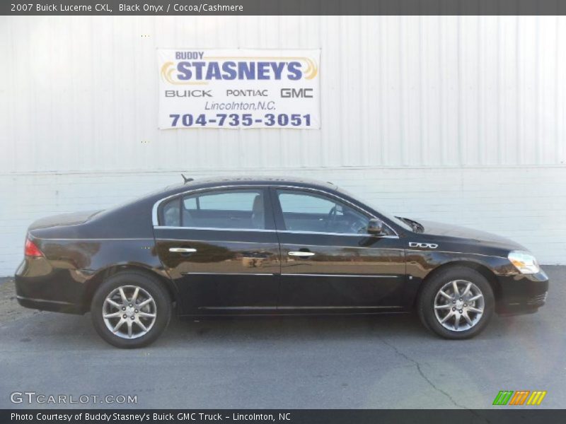 Black Onyx / Cocoa/Cashmere 2007 Buick Lucerne CXL