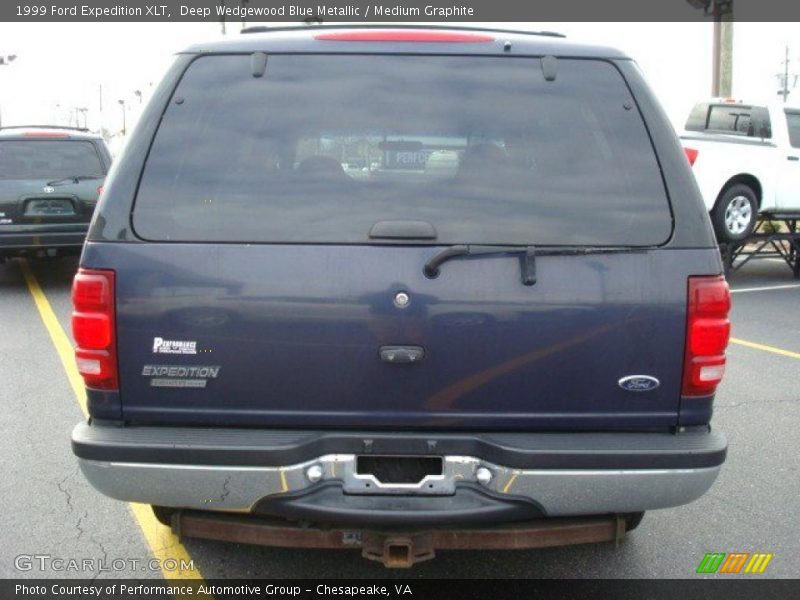 Deep Wedgewood Blue Metallic / Medium Graphite 1999 Ford Expedition XLT