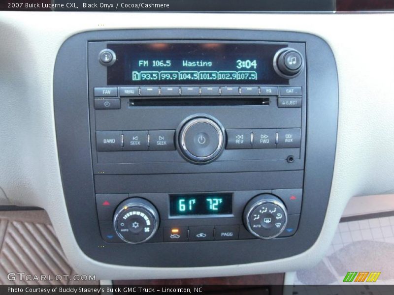 Black Onyx / Cocoa/Cashmere 2007 Buick Lucerne CXL