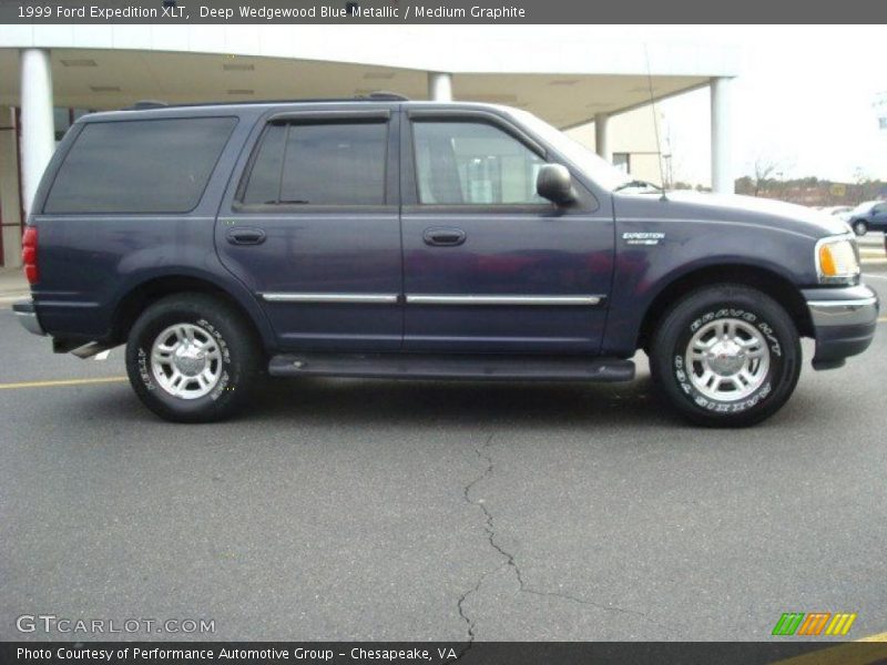 Deep Wedgewood Blue Metallic / Medium Graphite 1999 Ford Expedition XLT