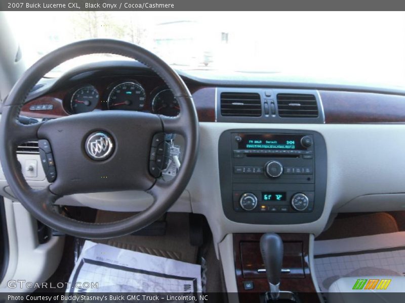Black Onyx / Cocoa/Cashmere 2007 Buick Lucerne CXL