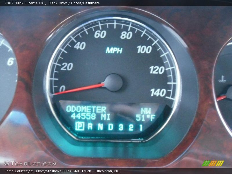 Black Onyx / Cocoa/Cashmere 2007 Buick Lucerne CXL