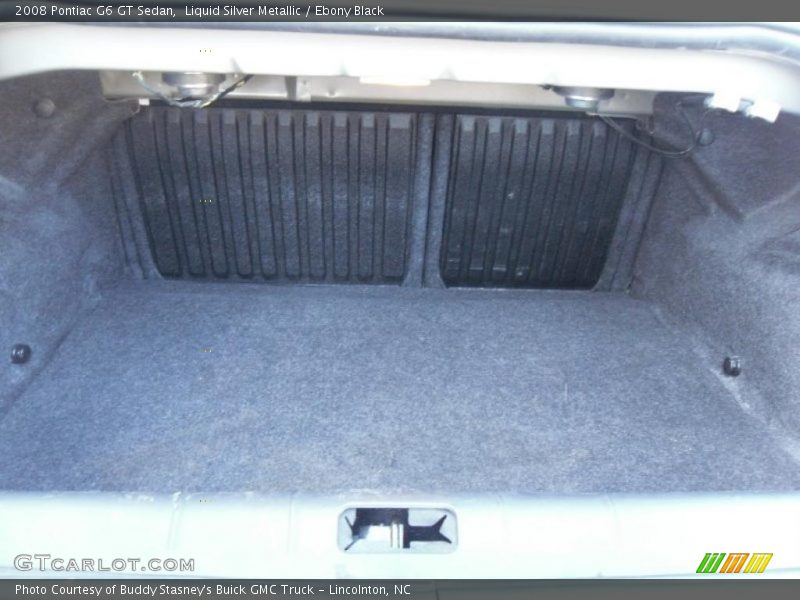 Liquid Silver Metallic / Ebony Black 2008 Pontiac G6 GT Sedan