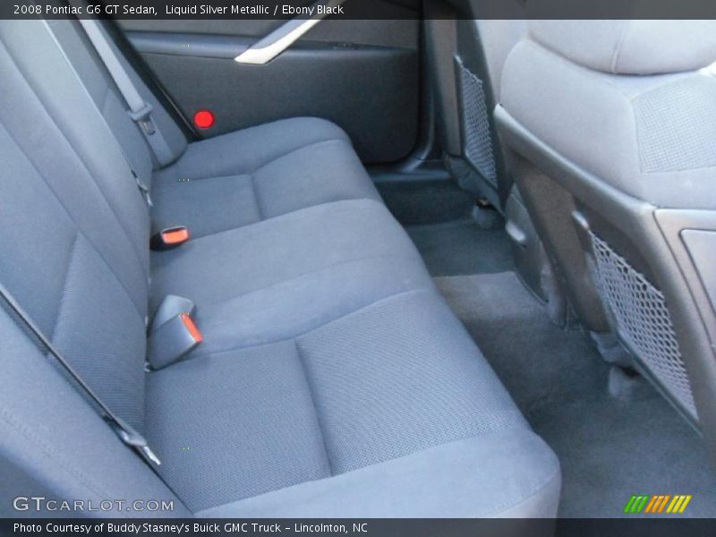 Liquid Silver Metallic / Ebony Black 2008 Pontiac G6 GT Sedan