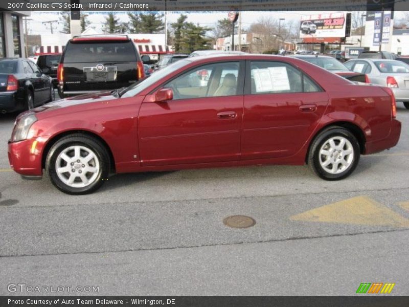 Infrared / Cashmere 2007 Cadillac CTS Sedan