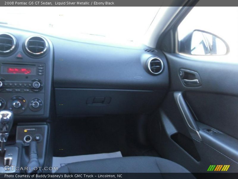 Liquid Silver Metallic / Ebony Black 2008 Pontiac G6 GT Sedan