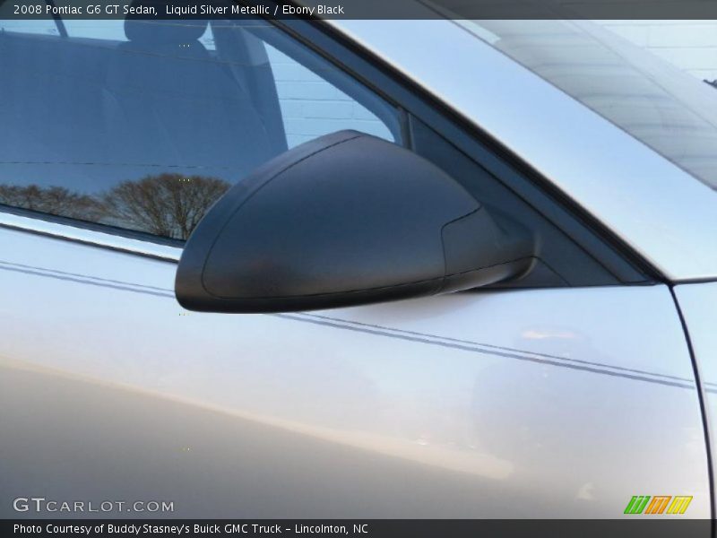 Liquid Silver Metallic / Ebony Black 2008 Pontiac G6 GT Sedan