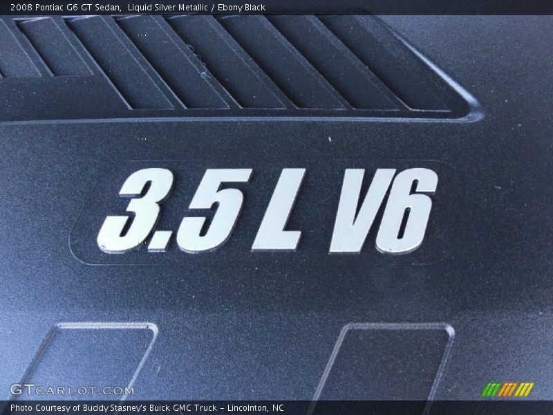 Liquid Silver Metallic / Ebony Black 2008 Pontiac G6 GT Sedan