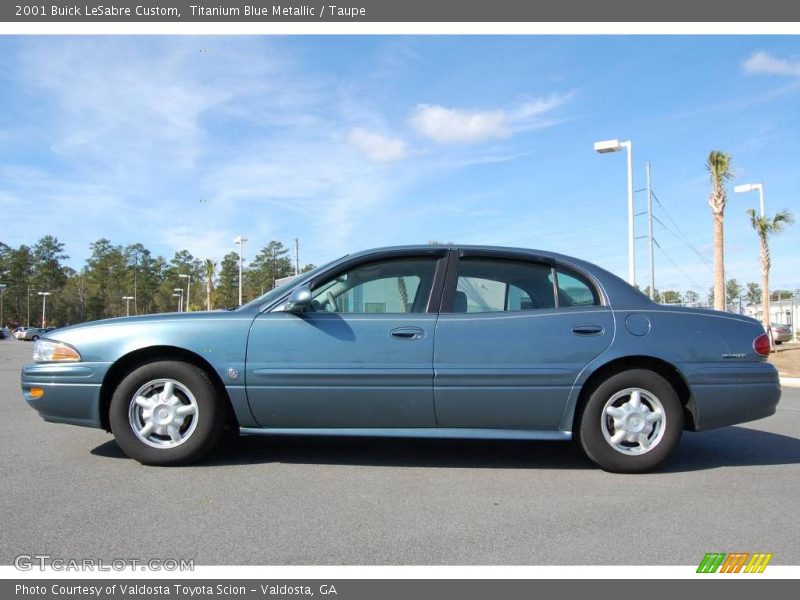 Titanium Blue Metallic / Taupe 2001 Buick LeSabre Custom
