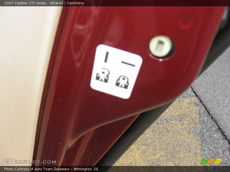 Infrared / Cashmere 2007 Cadillac CTS Sedan