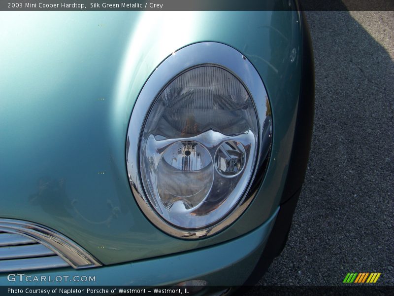 Silk Green Metallic / Grey 2003 Mini Cooper Hardtop